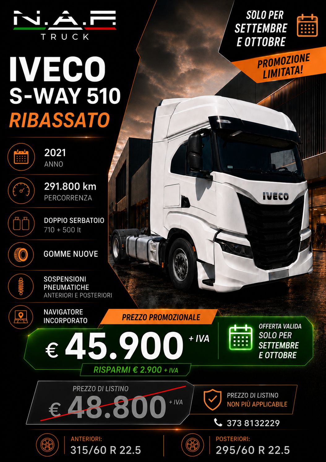 IVECO S-WAY 510 RIBASSATO